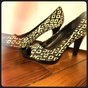Black and White Heels